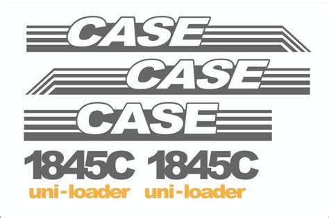 case 1845c sticker kit